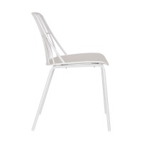 Σετ-4Τεμ.TAG ΚΑΡΕΚΛΑ OFF WHITE 55x45x82cm
