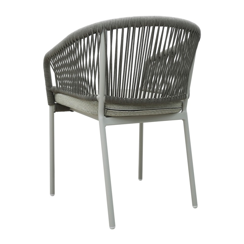 TONDO ΚΑΡΕΚΛΑ LATTE OFF WHITE 62x57x80cm