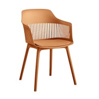 Σετ-4Τεμ.ARPA ΚΑΡΕΚΛΑ PEACH 58x54.4x77cm