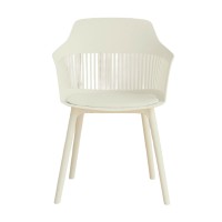 Σετ-4Τεμ.ARPA ΚΑΡΕΚΛΑ OFF WHITE 58x54.4x77cm