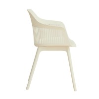 Σετ-4Τεμ.ARPA ΚΑΡΕΚΛΑ OFF WHITE 58x54.4x77cm