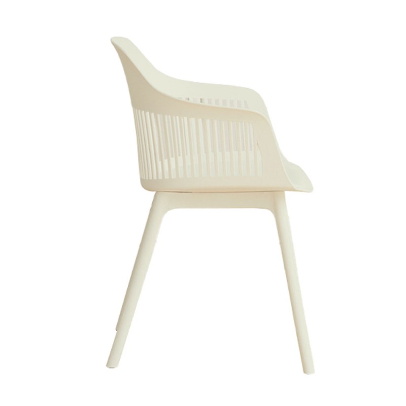 Σετ-4Τεμ.ARPA ΚΑΡΕΚΛΑ OFF WHITE 58x54.4x77cm