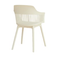 Σετ-4Τεμ.ARPA ΚΑΡΕΚΛΑ OFF WHITE 58x54.4x77cm