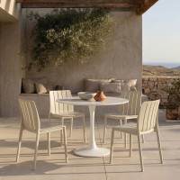 PORTO ΚΑΡΕΚΛΑ OFF WHITE 54.6x46x80cm
