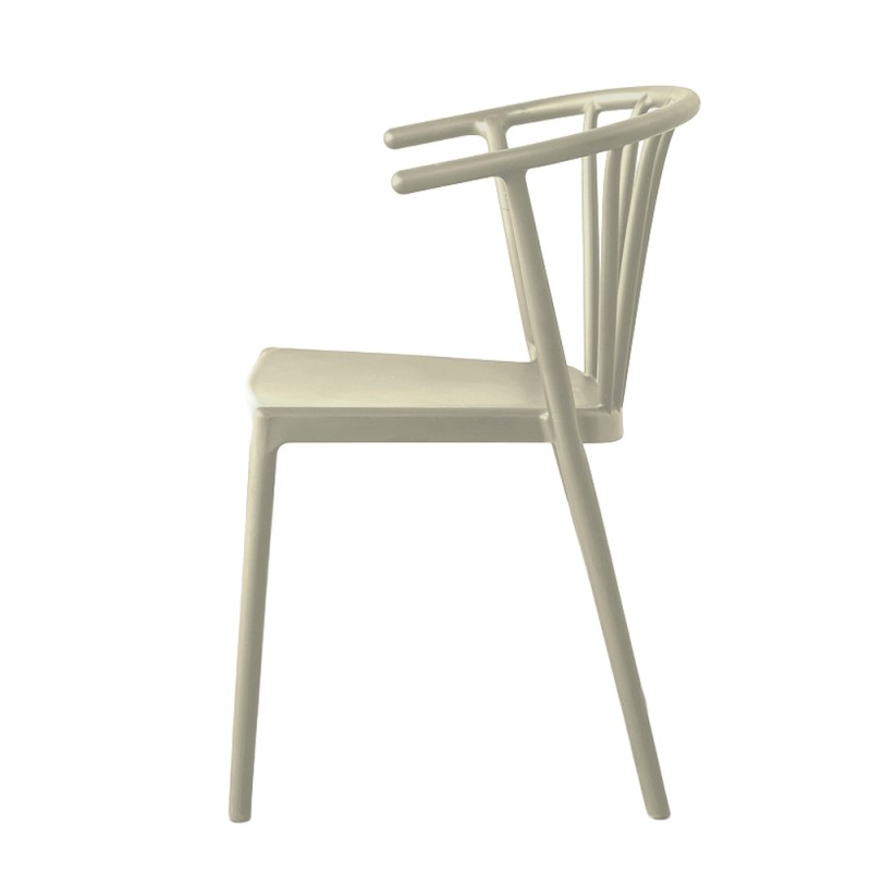 RAYA ΚΑΡΕΚΛΑ OFF WHITE 53x51x77.5cm