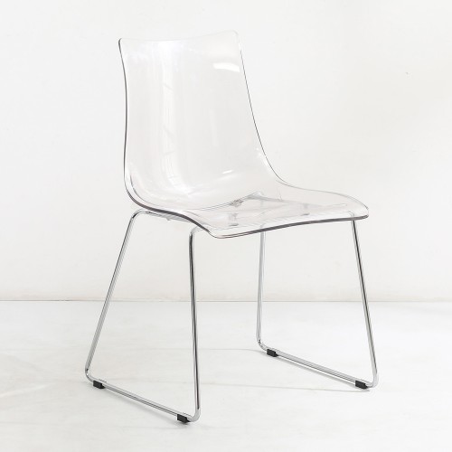 ELUCIA ΚΑΡΕΚΛΑ ΔΙΑΦΑΝΟ 53x52.2x80.5cm