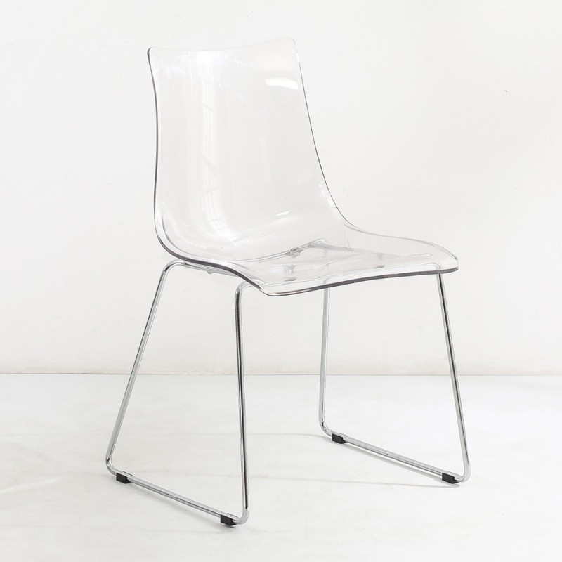 ELUCIA ΚΑΡΕΚΛΑ ΔΙΑΦΑΝΟ 53x52.2x80.5cm