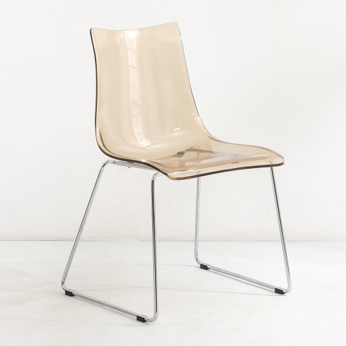 ELUCIA ΚΑΡΕΚΛΑ ΔΙΑΦΑΝΟ ΚΑΦΕ 53x52.2x80.5cm