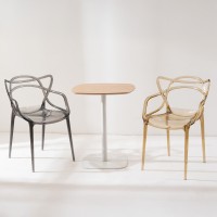 CHLOE ΚΑΡΕΚΛΑ ΔΙΑΦΑΝΟ/ΜΑΥΡΟ 54.5x55.5x83cm
