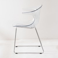CHIARA LUX ΚΑΡΕΚΛΑ ΔΙΑΦΑΝΟ 61.2x53.3x80cm