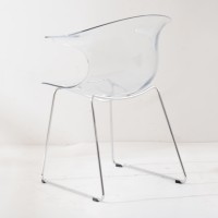 CHIARA LUX ΚΑΡΕΚΛΑ ΔΙΑΦΑΝΟ 61.2x53.3x80cm