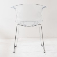 CHIARA LUX ΚΑΡΕΚΛΑ ΔΙΑΦΑΝΟ 61.2x53.3x80cm