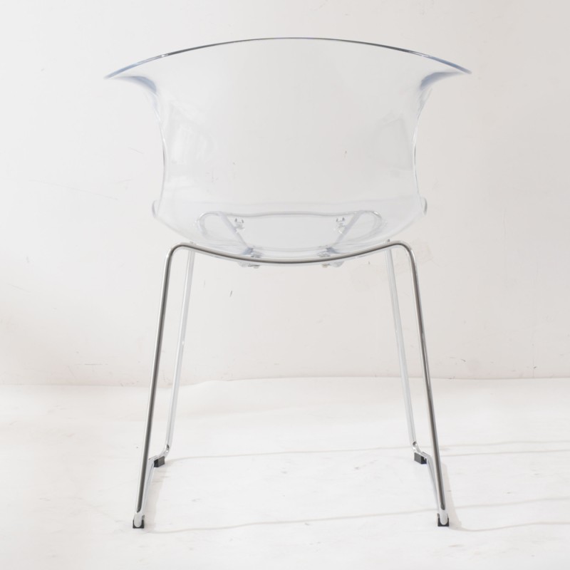 CHIARA LUX ΚΑΡΕΚΛΑ ΔΙΑΦΑΝΟ 61.2x53.3x80cm