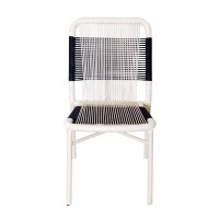DOPPIO ΚΑΡΕΚΛΑ ΛΕΥΚΟ ΜΑΥΡΟ 46x58x83cm