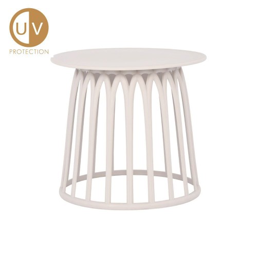 Σετ-4Τεμ.BASKET SIDE TABLE OFF WHITE 49.5x49.5x44cm