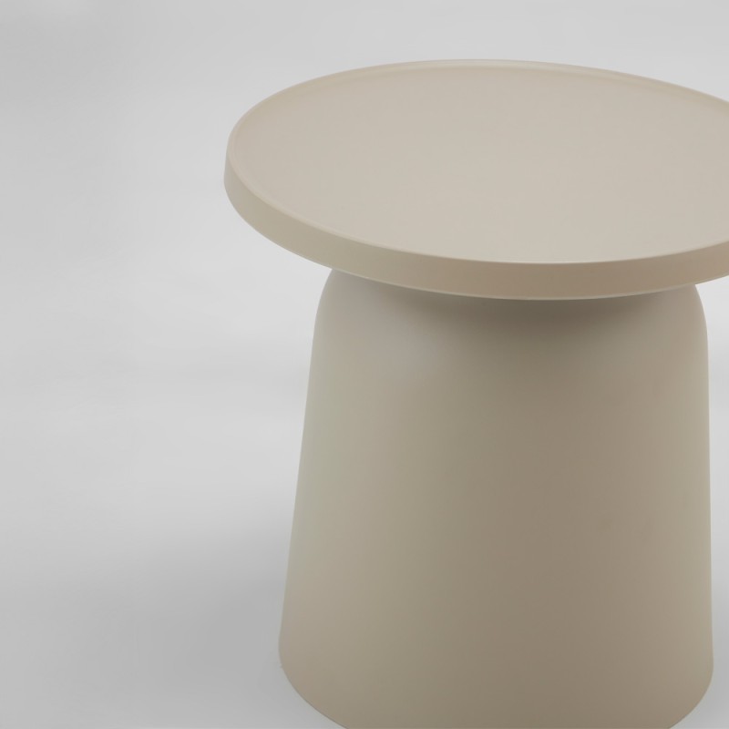 DOMI COFFEE TABLE TAUPE 47x47x46cm