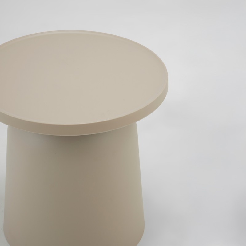 DOMI COFFEE TABLE TAUPE 47x47x46cm