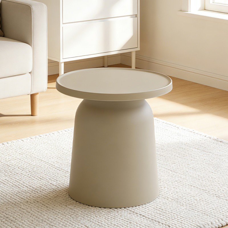 DOMI COFFEE TABLE TAUPE 47x47x46cm