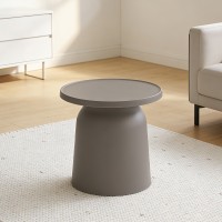 DOMI COFFEE TABLE ΓΚΡΙ 47x47x46cm