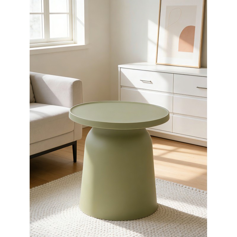 DOMI COFFEE TABLE ΠΡΑΣΙΝΟ 47x47x46cm