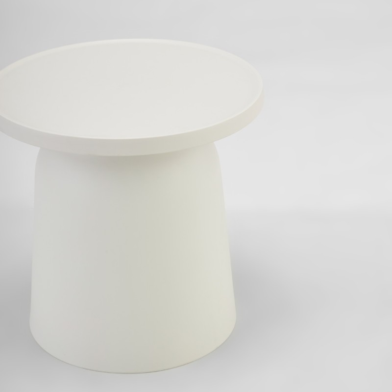 DOMI COFFEE TABLE OFF WHITE 47x47x46cm