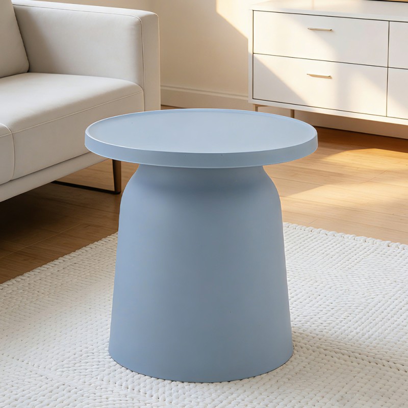 DOMI COFFEE TABLE ΓΑΛΑΖΙΟ 47x47x46cm