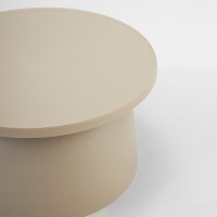 DOMI COFFEE TABLE TAUPE 67x67x36cm