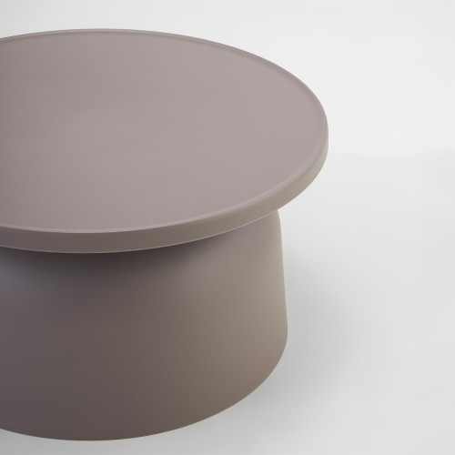 DOMI COFFEE TABLE ΓΚΡΙ 67x67x36cm