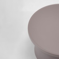 DOMI COFFEE TABLE ΓΚΡΙ 67x67x36cm