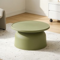 DOMI COFFEE TABLE ΠΡΑΣΙΝΟ 67x67x36cm