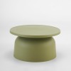 DOMI COFFEE TABLE ΠΡΑΣΙΝΟ 67x67x36cm