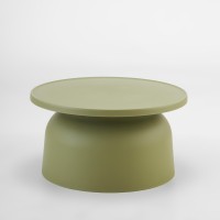 DOMI COFFEE TABLE ΠΡΑΣΙΝΟ 67x67x36cm