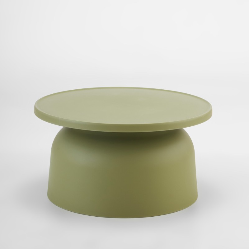 DOMI COFFEE TABLE ΠΡΑΣΙΝΟ 67x67x36cm