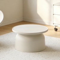DOMI COFFEE TABLE OFF WHITE 67x67x36cm