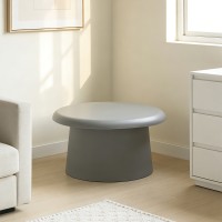 RIVVA COFFEE TABLE ΓΚΡΙ 70x70x39cm
