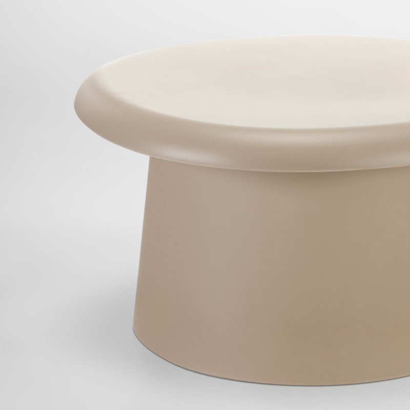 RIVVA COFFEE TABLE SAND BEIGE 70x70x39cm
