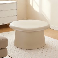 RIVVA COFFEE TABLE SAND BEIGE 70x70x39cm