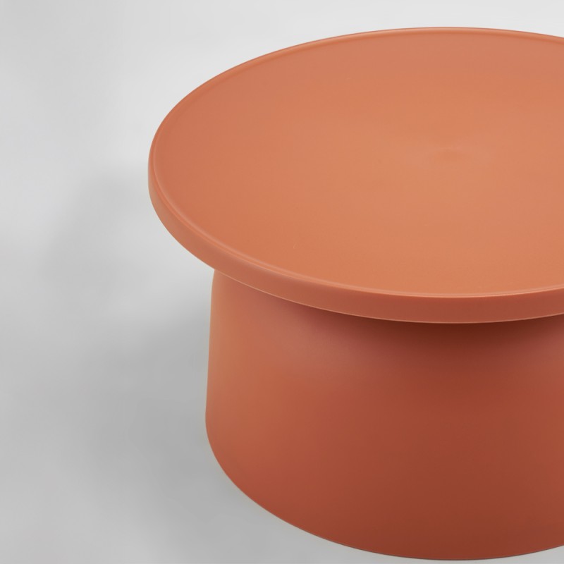 DOMI COFFEE TABLE TERRACOTTA 67x67x36cm