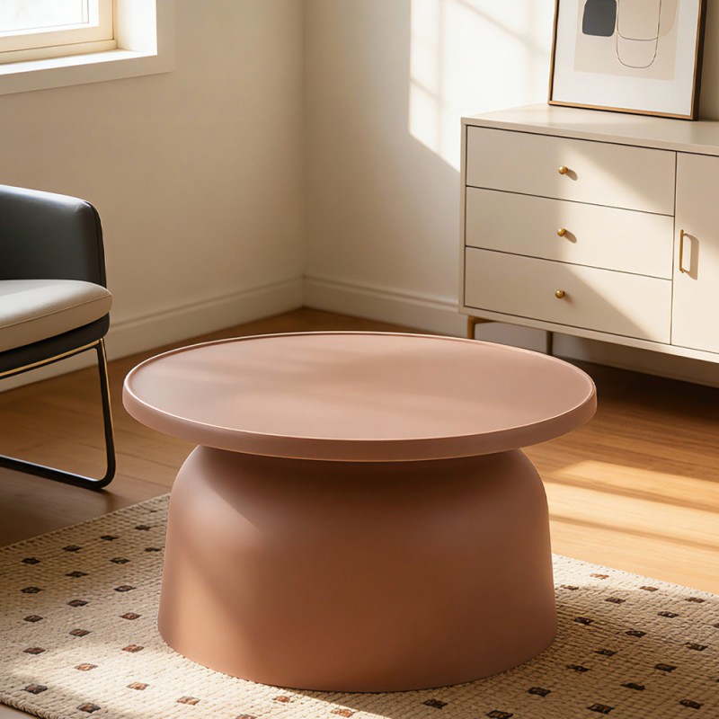 DOMI COFFEE TABLE TERRACOTTA 67x67x36cm