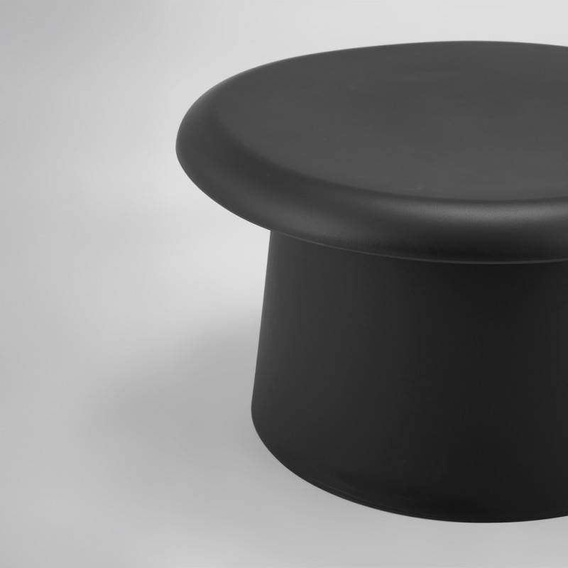 RIVVA COFFEE TABLE ΜΑΥΡΟ 70x70x39cm