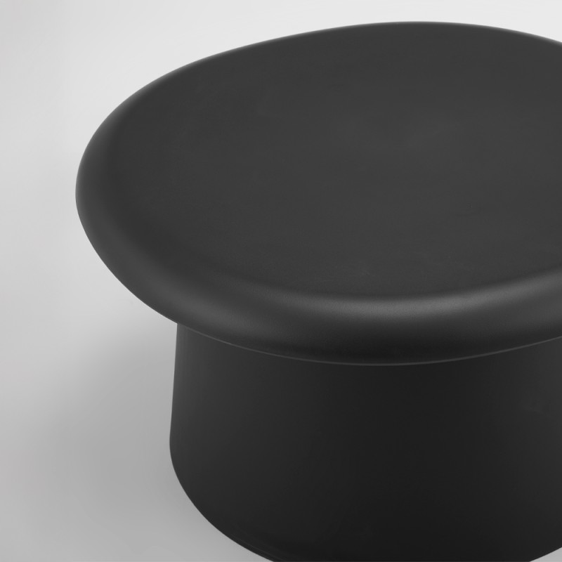 RIVVA COFFEE TABLE ΜΑΥΡΟ 70x70x39cm