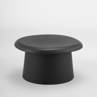RIVVA COFFEE TABLE ΜΑΥΡΟ 70x70x39cm