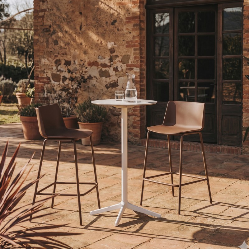 SQUARE ΣΚΑΜΠΟ MOCCA 42x47.5x87cm
