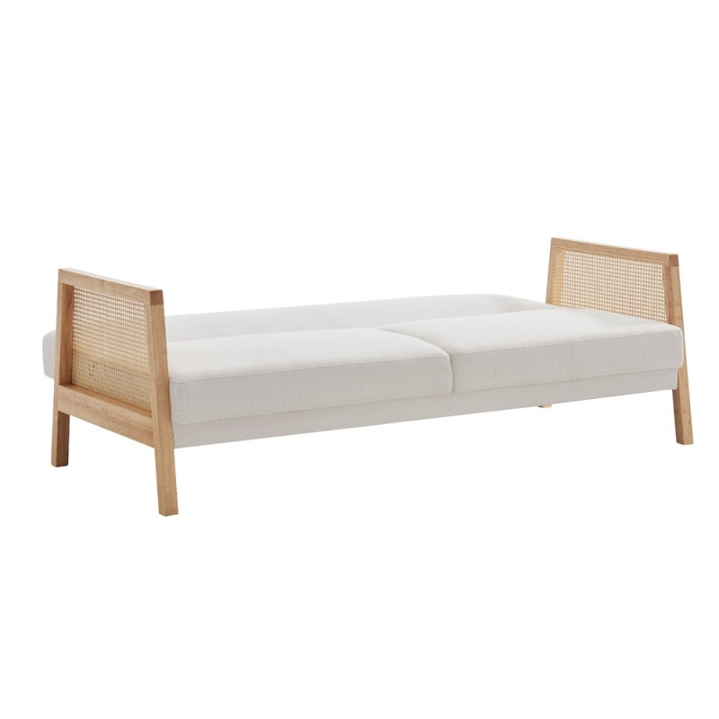 AMMOS ΚΑΝΑΠΕΣ ΚΡΕΒΑΤΙ 3ΘΕΣΙΟΣ OFF WHITE 196x82x81cm