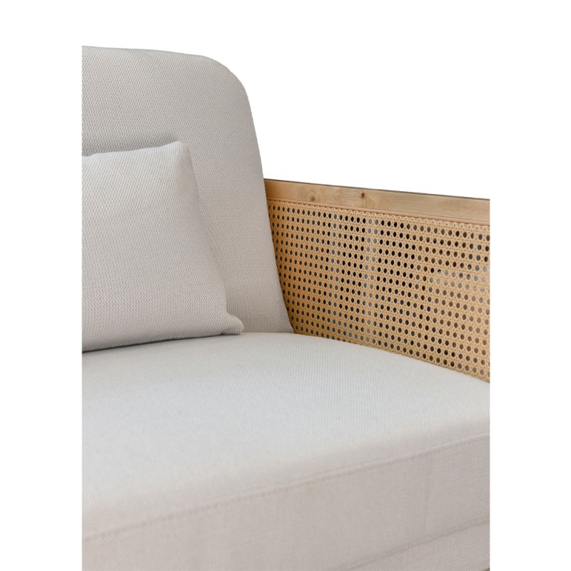 AMMOS ΚΑΝΑΠΕΣ ΚΡΕΒΑΤΙ 3ΘΕΣΙΟΣ OFF WHITE 196x82x81cm