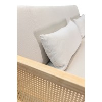 AMMOS ΚΑΝΑΠΕΣ ΚΡΕΒΑΤΙ 3ΘΕΣΙΟΣ OFF WHITE 196x82x81cm