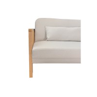 AMMOS ΚΑΝΑΠΕΣ ΚΡΕΒΑΤΙ 3ΘΕΣΙΟΣ OFF WHITE 196x82x81cm