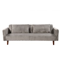 COTTLE ΚΑΝΑΠΕΣ ΚΡΕΒΑΤΙ 3ΘΕΣΙΟΣ ΓΚΡΙ ΑΝΟΙΧΤΟ 213x79x73cm