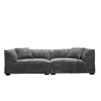 RULER ΚΑΝΑΠΕΣ 3ΘΕΣΙΟΣ ΓΚΡΙ 243x101x69cm