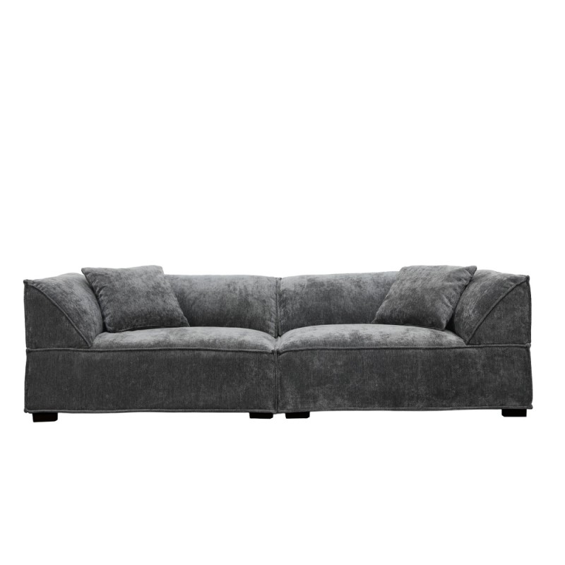 RULER ΚΑΝΑΠΕΣ 3ΘΕΣΙΟΣ ΓΚΡΙ 243x101x69cm